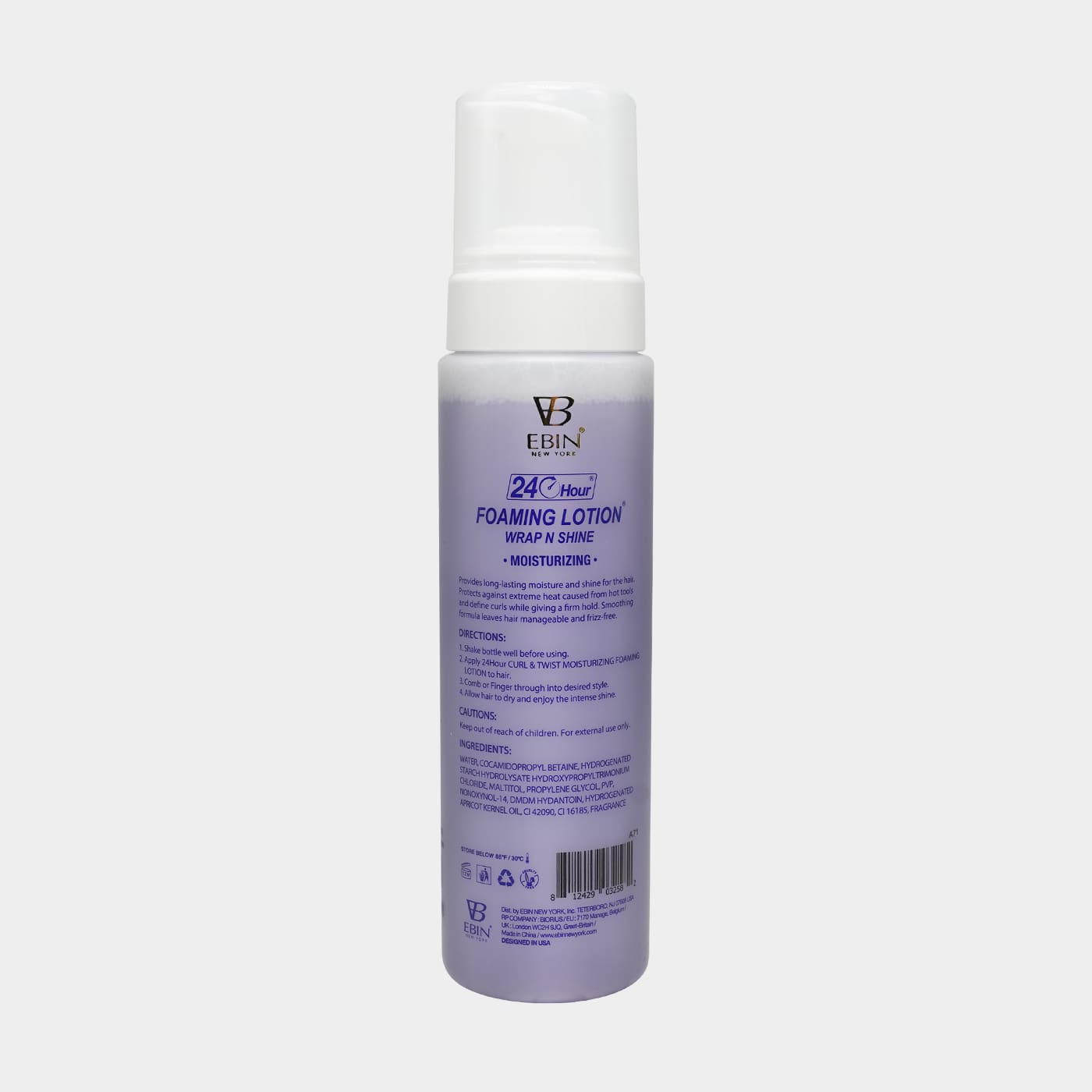 EBIN NEW YORK - Curl & Twist Foaming Lotion - Moisturizing