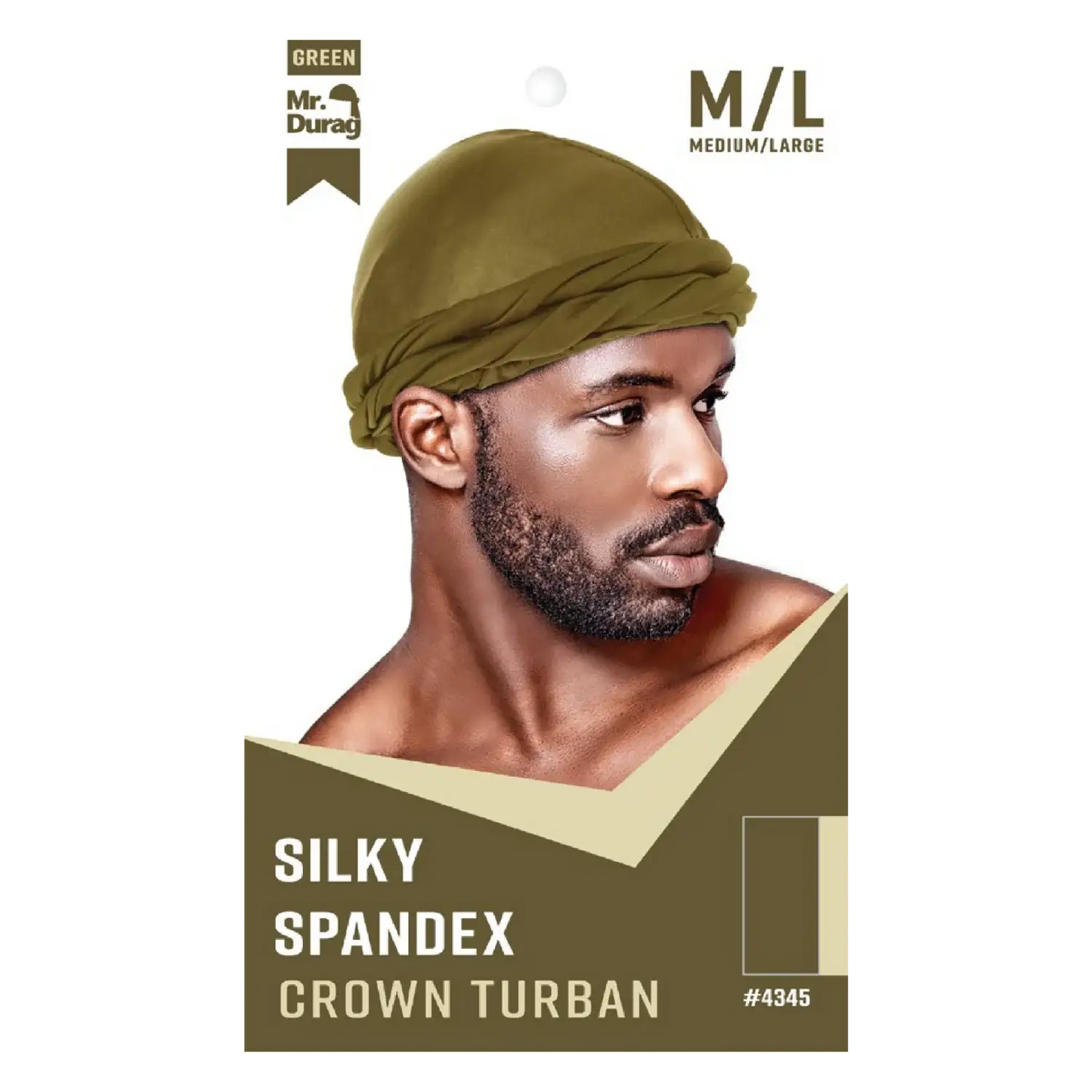 Mr. Durag Silky Spandex Crown Turban Assorted M/L