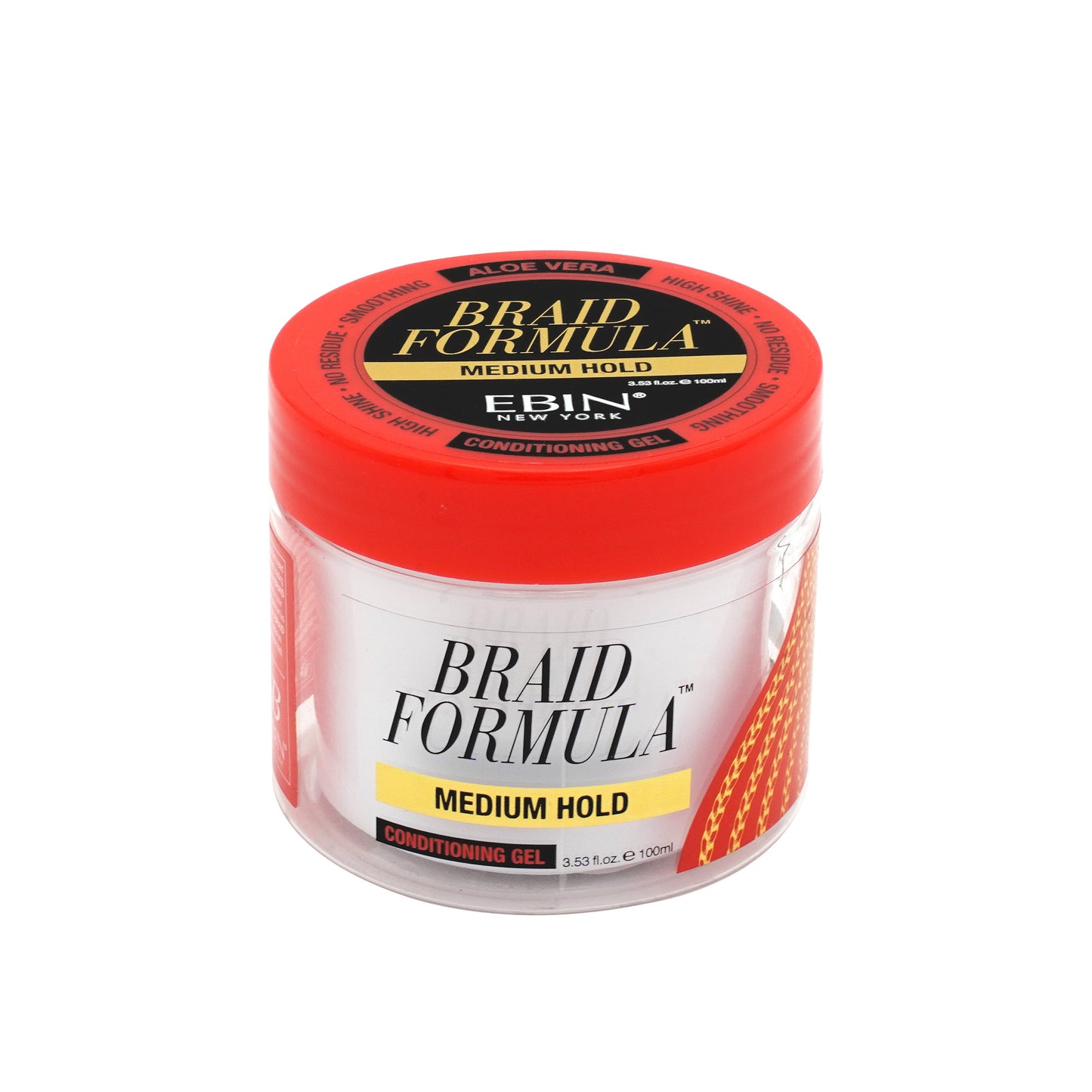EBIN NEW YORK - BRAID FORMULA CONDITIONING GEL MEDIUM HOLD: 6.35oz / 180mL