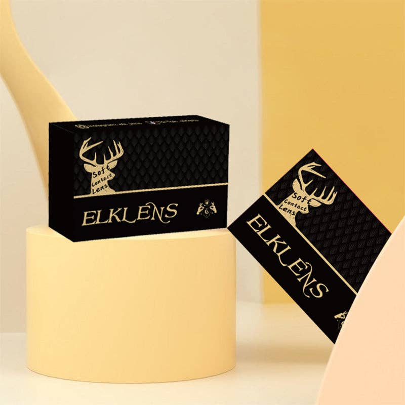 ELKLENS Moonlight Brown Prescription Colored Contact Lenses