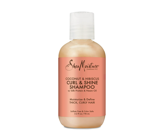 BrookPark Beauty - Shea Moisture Coconut & Hibiscus - Curl & Shine Shampoo - 3.2 Oz