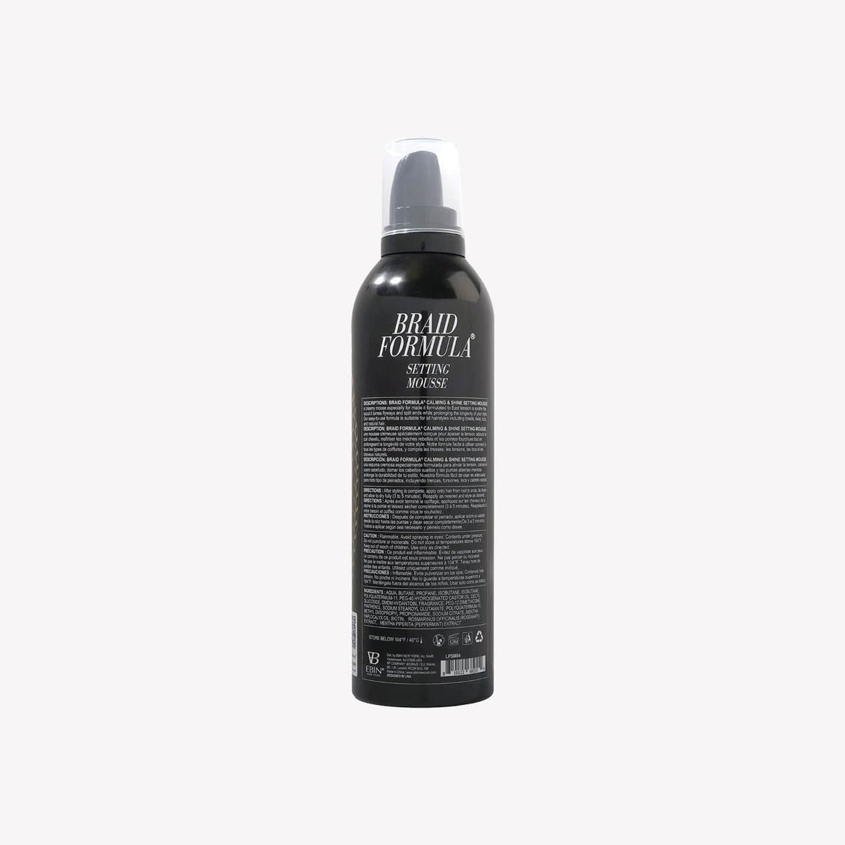 EBIN NEW YORK - SETTING MOUSSE CALMING & SHINE - ROSEMARY MINT: Travel / Mini