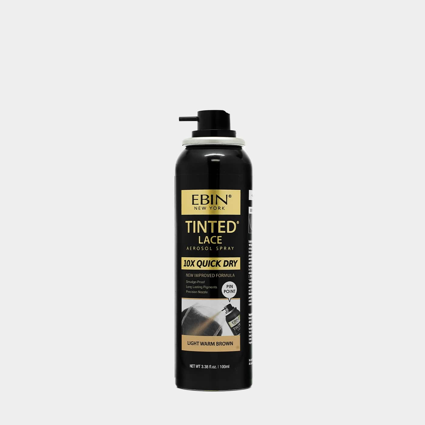EBIN NEW YORK - 10X Quick Dry Tinted Lace Spray: Medium Dark Brown