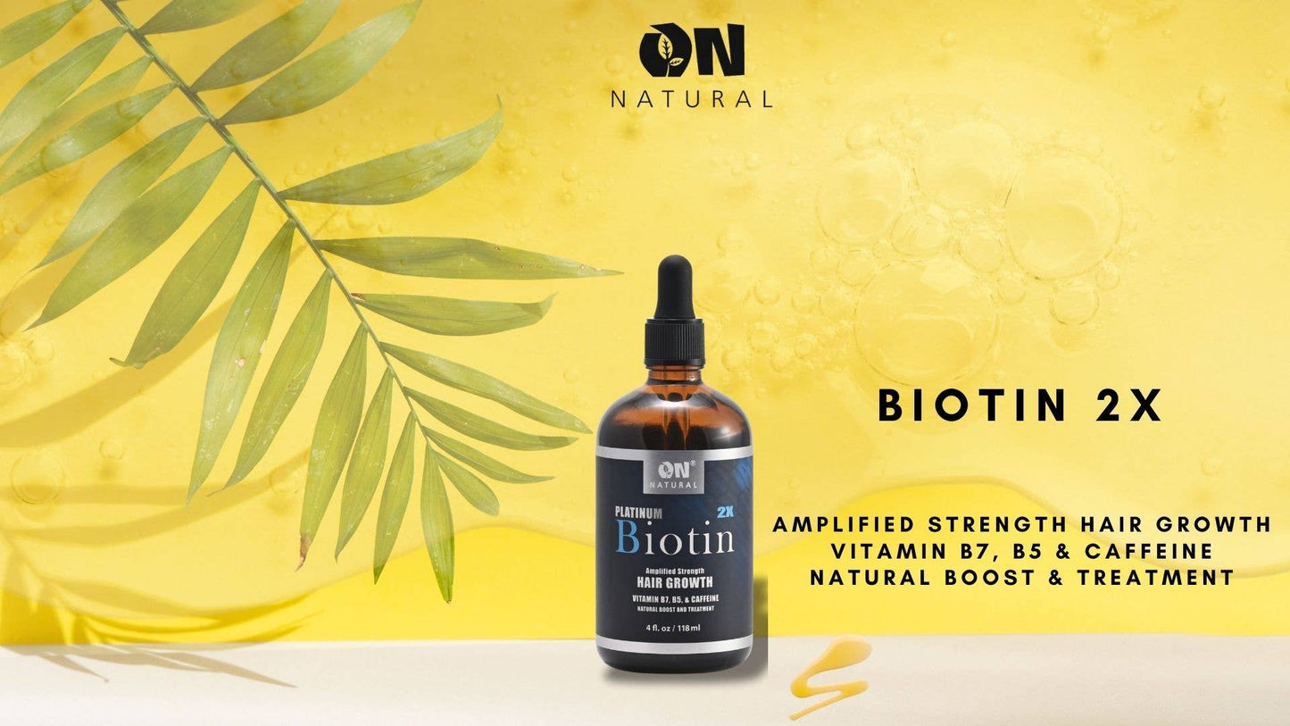 ON Natural USA - ON NATURAL - Biotin Oil Platinum 2X: 4oz