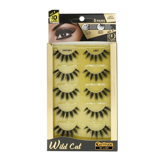 EBIN NEW YORK - Wild Cat Lashes - 5 Pair: Sophie