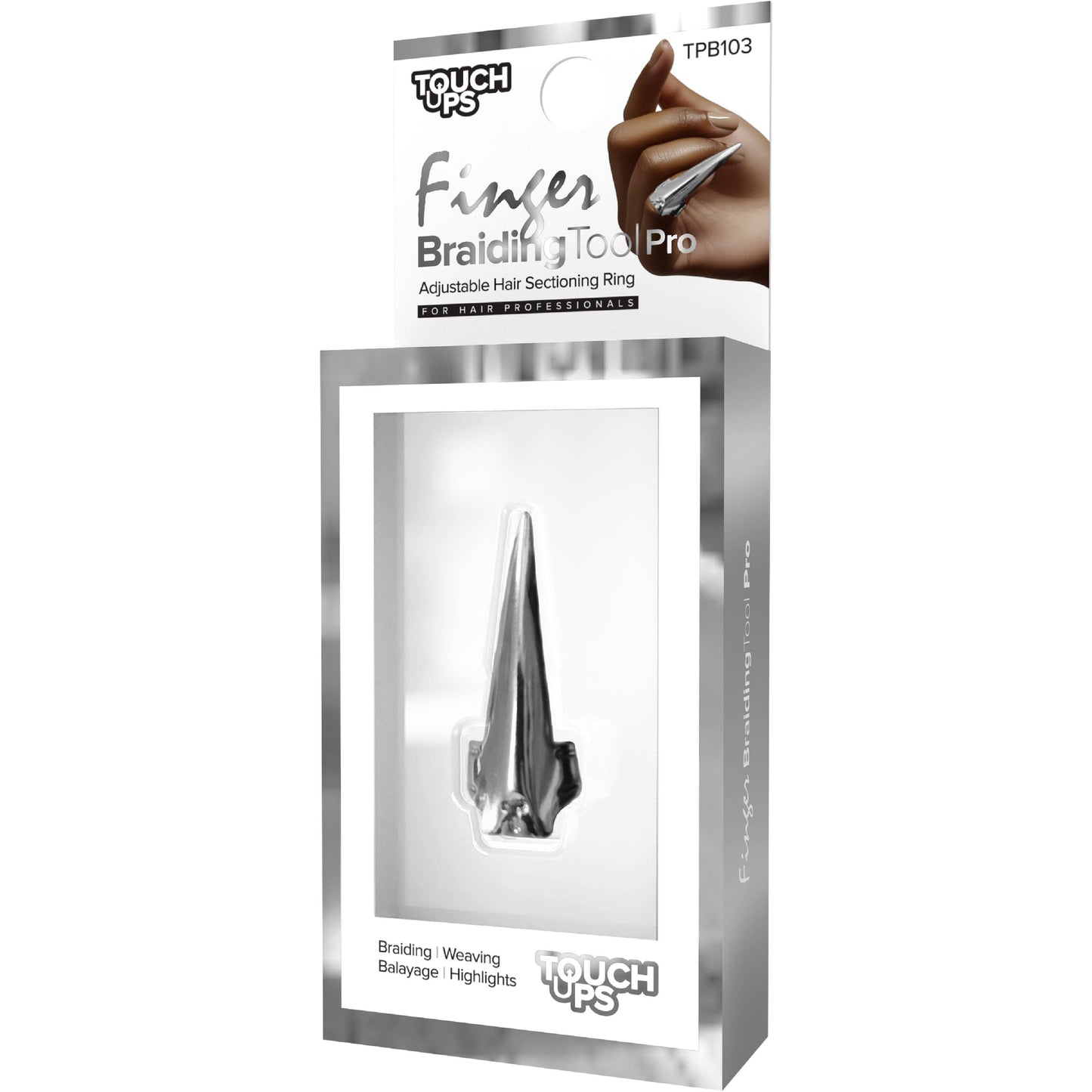 SM Beauty LLC - TouchUps - Finger Braiding Tool Pro: Gold / Single