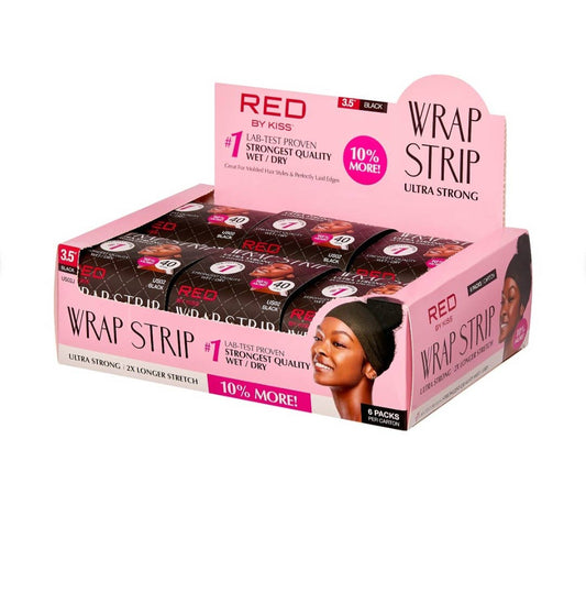 KISS Red Wrap Strips Black or White 2.5" – Black