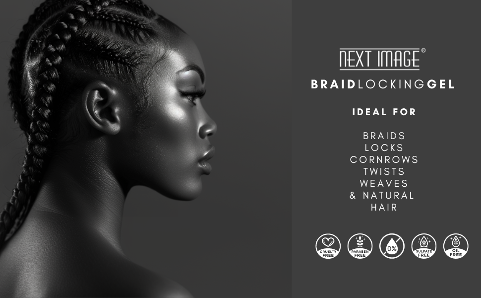 ON Natural USA - NEXT IMAGE - Braid Locking Gel [Black Castor & Argan]: 16oz