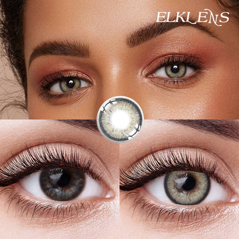 ELKLENS Butch Grey Colored Contact Lenses