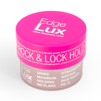 SM Beauty LLC - Lux Collection Edge Lux Edge Control Wax 48Hour Maximum Hold: Pineapple / 100g (12pc)