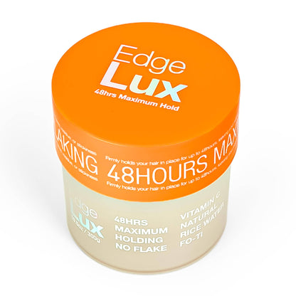 SM Beauty LLC - Lux Collection Edge Lux Edge Control Wax 48Hour Maximum Hold: Pineapple / 100g (12pc)