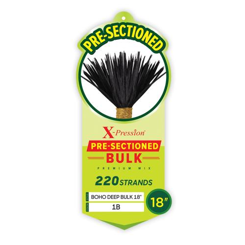 outre - x-pression - pre-sectioned bulk - boho deep bulk - 18''