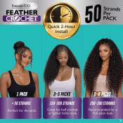 PREMIUM TOO - FEATHER CROCHET - BURMESE CURL - 18''