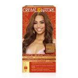 CREME OF NATURE - EXOTIC SHINE COLOR -MEDIUM WARM BROWN 7.3