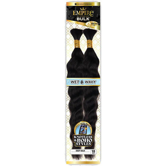 Empire-human deep bulk-wet & wavy - knotless boho style