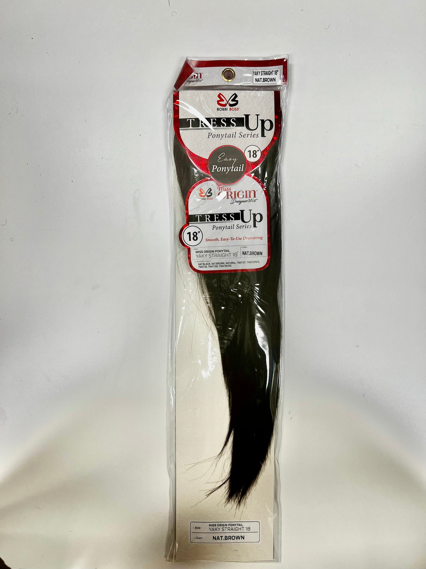 BOBBI BOSS - TRESS UP PONYTAIL SERIES - 18''- YAKY STRAIGHT