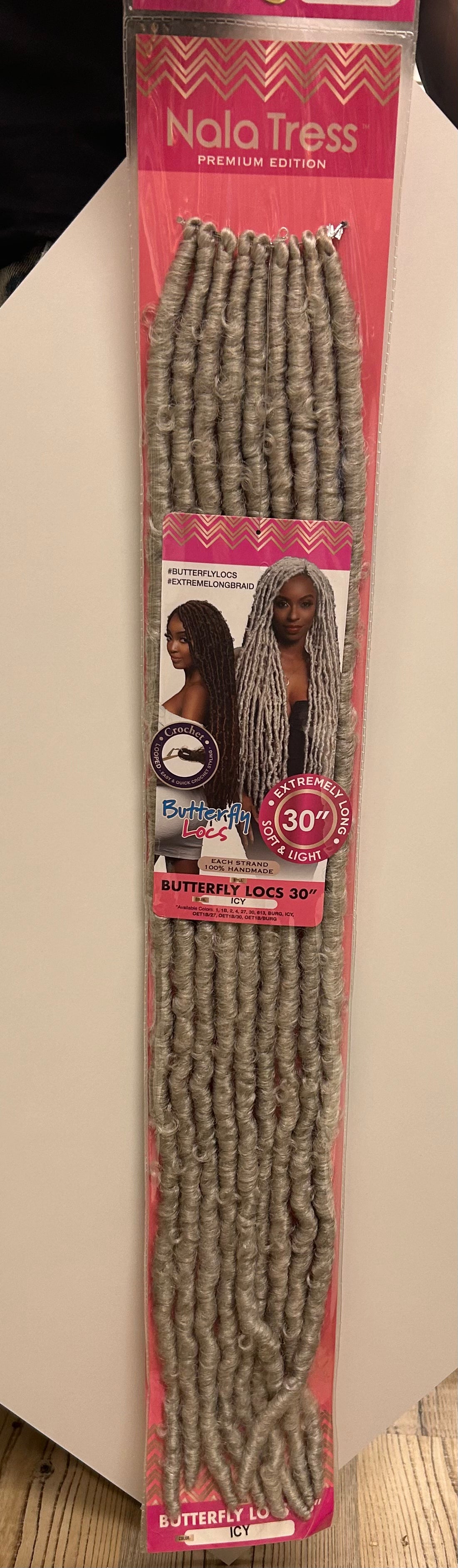 NALA TRESS - PREMIUM EDITION-BOB STYLE -3X BUTTERFLY LOCS