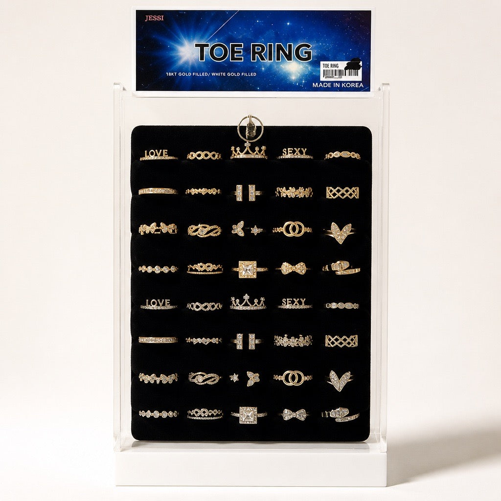 JESSI - TOE RING - WITH DESIGNS