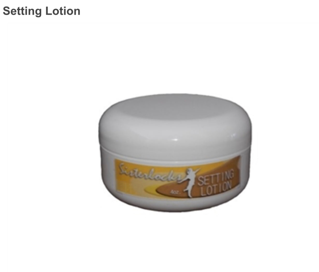 Sisterlocks Setting lotion