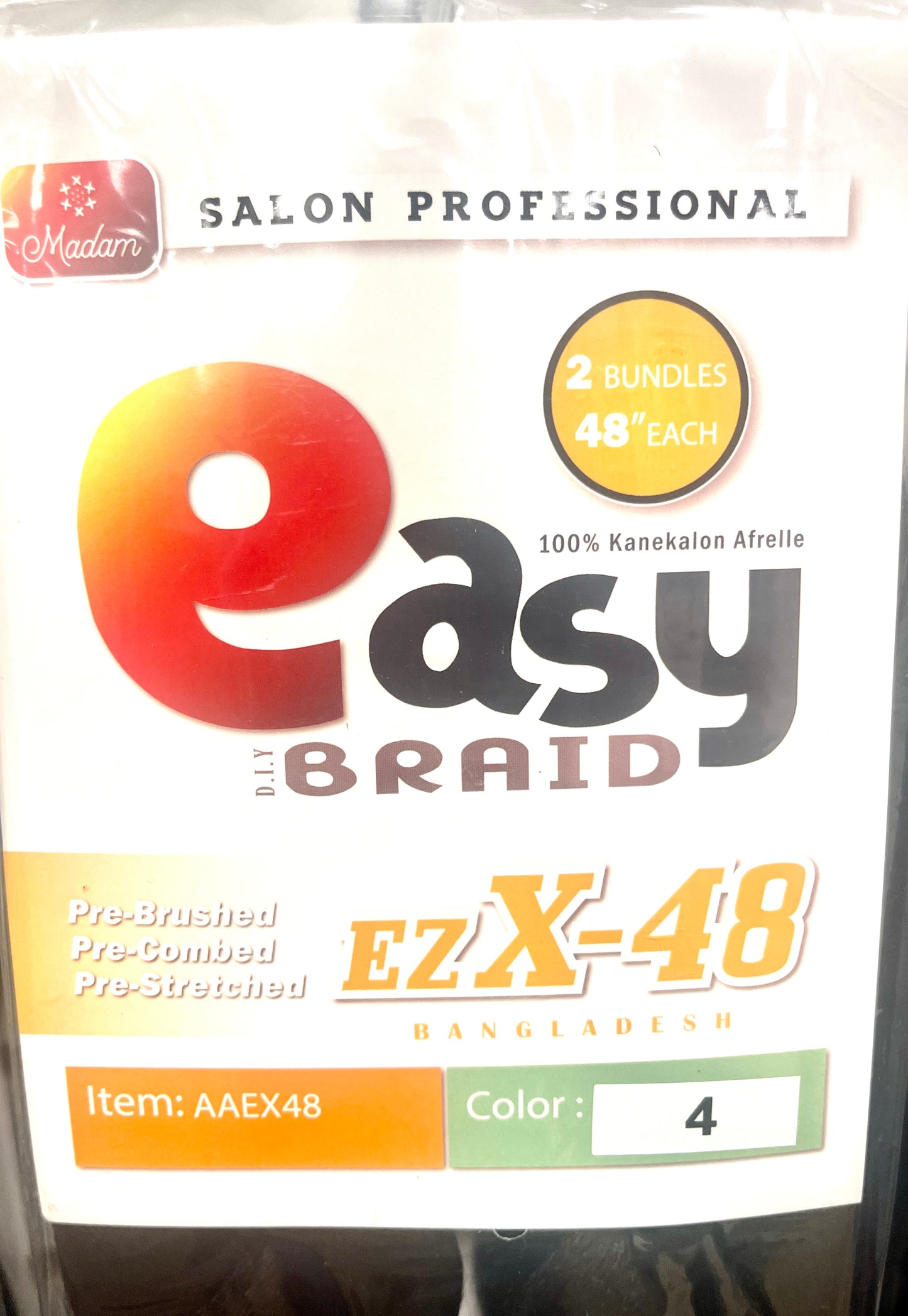 SB EZ-X PRE-STRETCHED BRAIDS  48''