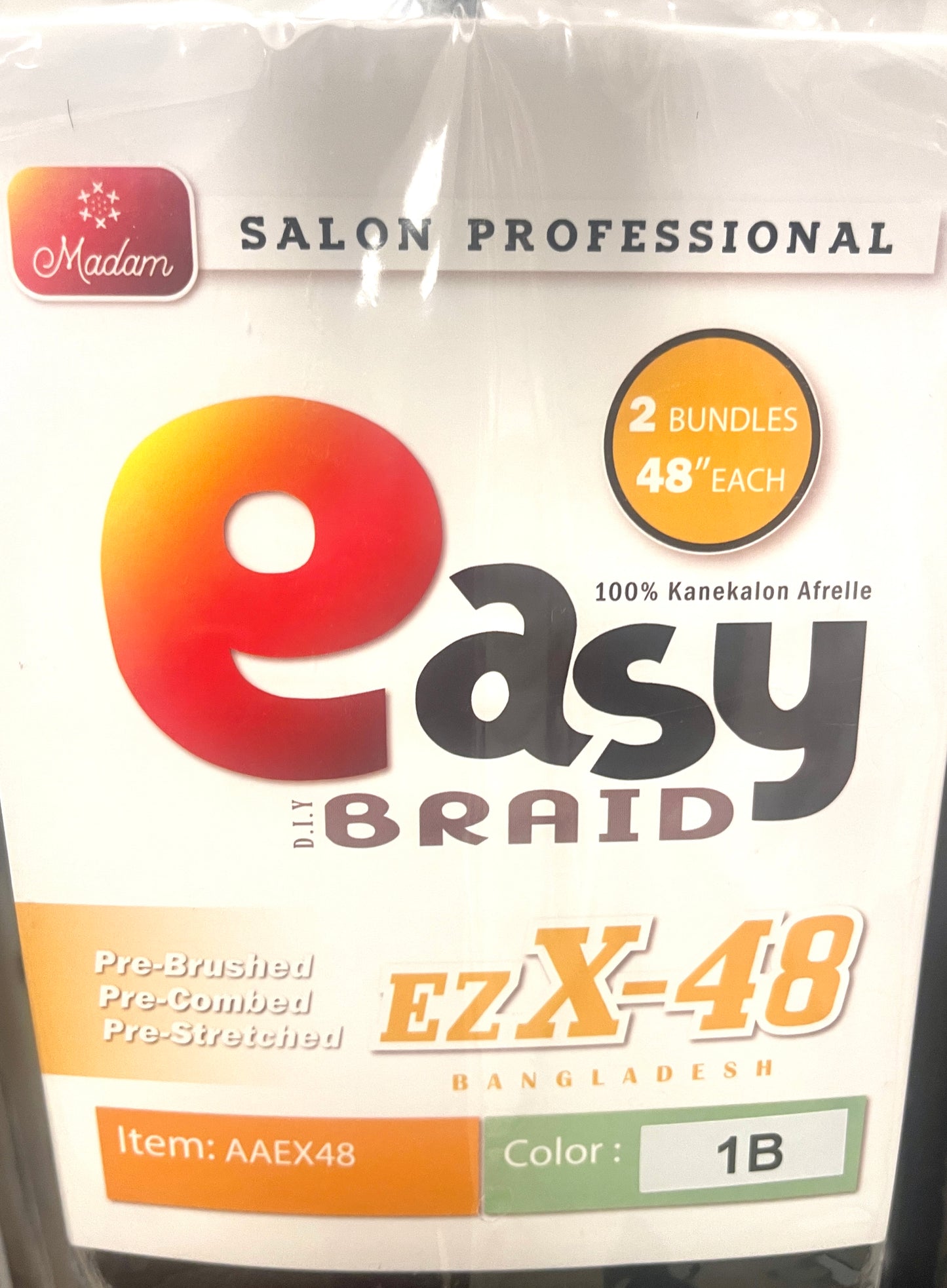 SB EZ-X PRE-STRETCHED BRAIDS  48''