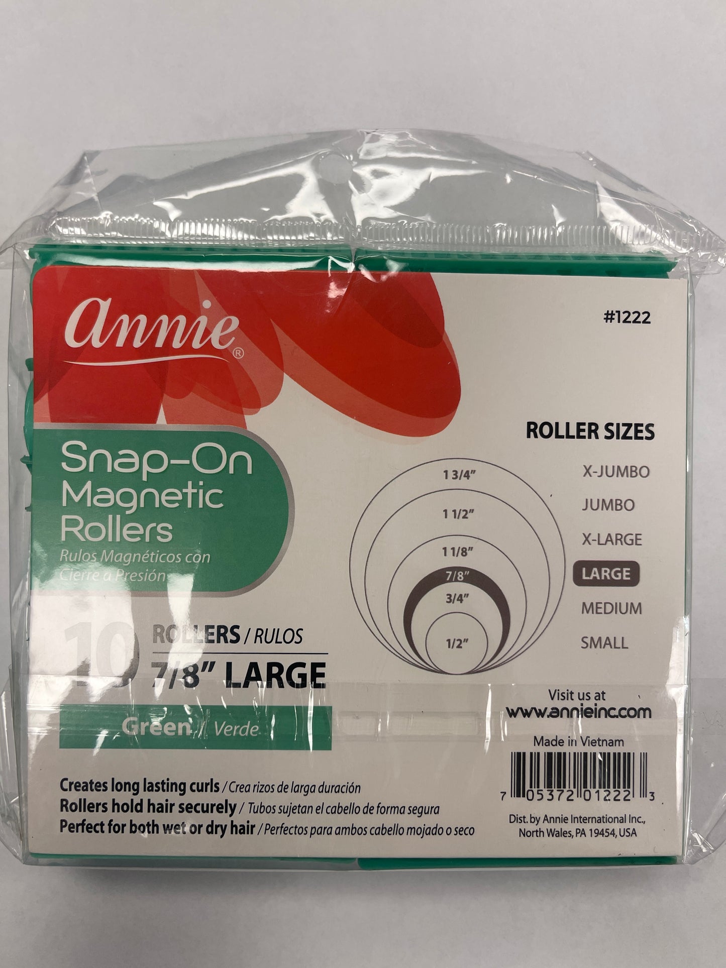 ANNIE SNAP-ON MAGNETIC ROLLERS