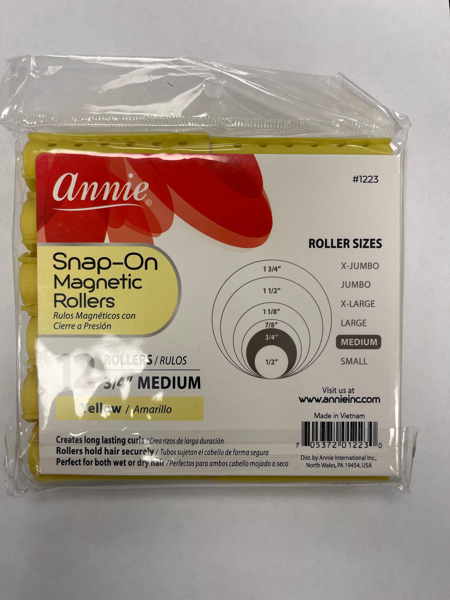 ANNIE SNAP-ON MAGNETIC ROLLERS