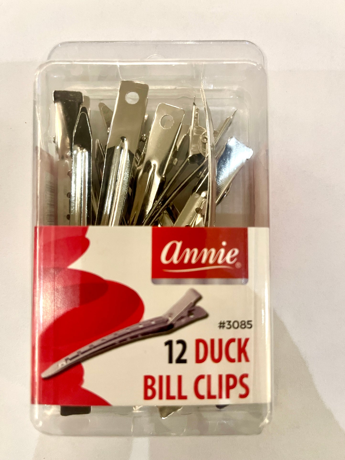 ANNIE 12 DUCK BILL CLIPS #3085