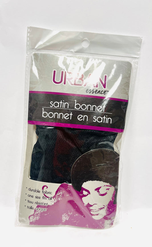 Urban Essence Satin Bonnet - Black