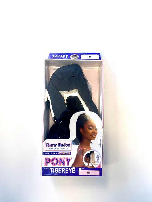 REMY ILLUSION PONY TIGEREYE - 1B