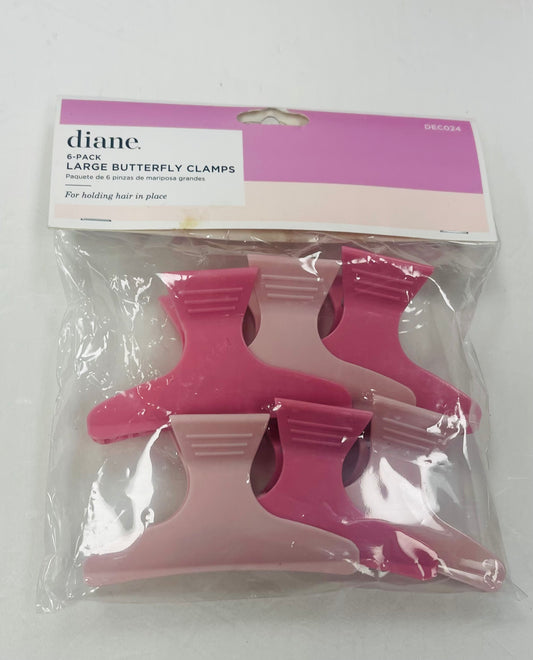 Copy of Diane - 6pack Large Butterfly-Plastic Clamp