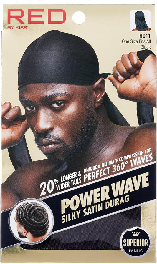 RED by Kiss - Silky Satin Durag - POWER WAVE