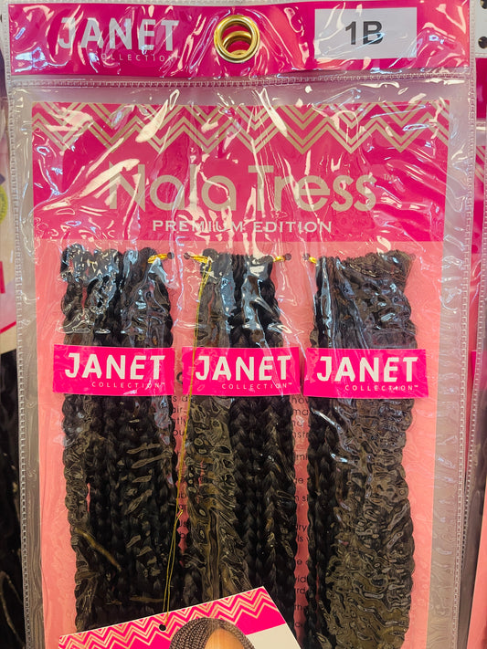 JANET - NALA TRESS - 3X BOX BRAID FRENCH CURL 24''