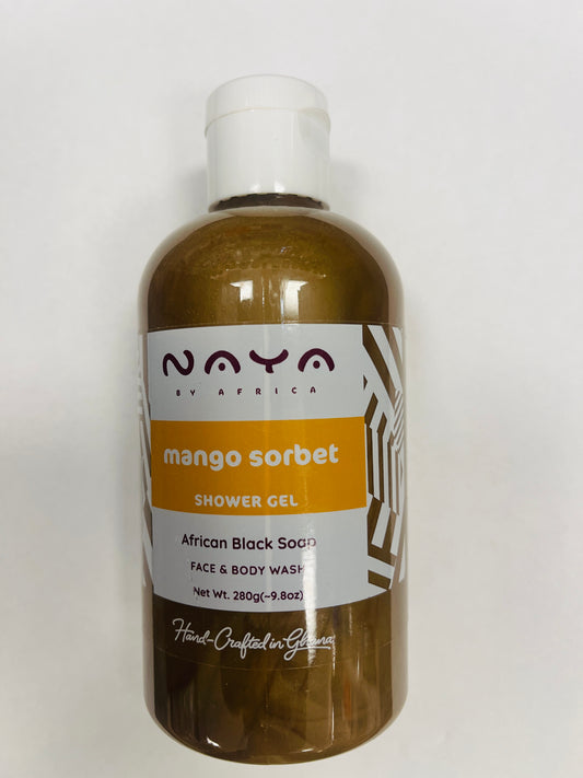 NAYA BY AFRICA - AFRICAN BLACK SOAP - MANGO SORBET