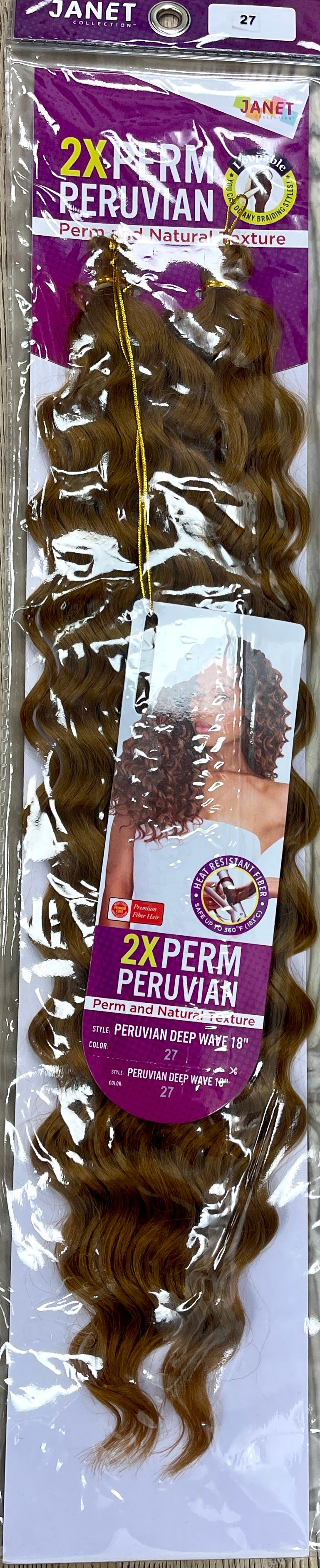 JANET-2X PERM PERUVIAN DEEP WAVE BRAID-18''