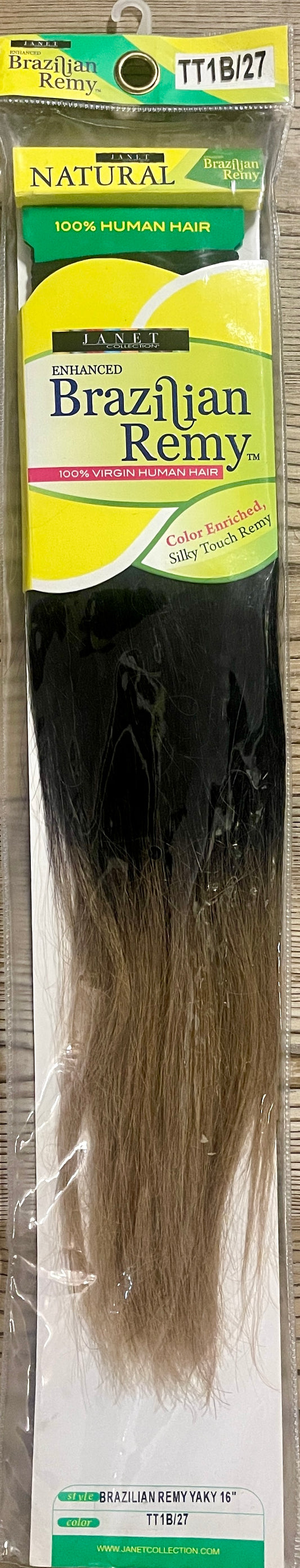 JANET - BRAZILIAN REMY - YAKY - 16 - TT1B/27