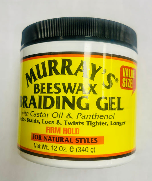 Murray's Beeswax-braiding gel-lock & twists-firm hold