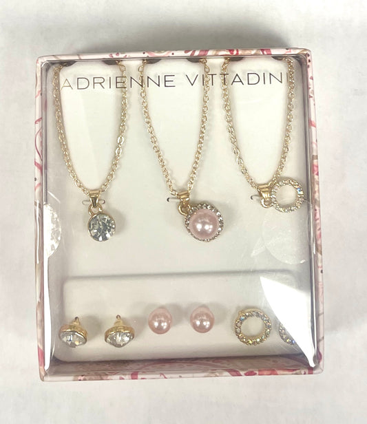 Adrienne Vittadini - necklace and earrings set