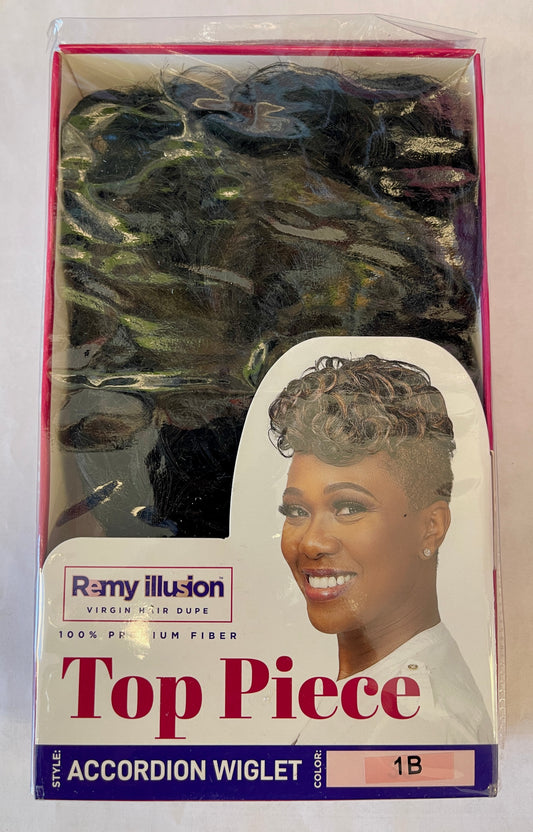 JANET-REMY-ILLUSION-TOP PIECE-ACCORDION WIGLET