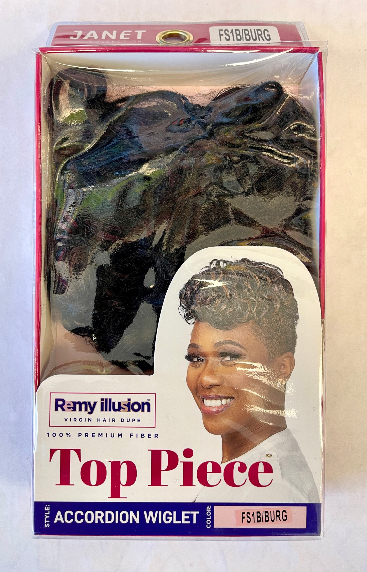 JANET-REMY-ILLUSION-TOP PIECE-ACCORDION WIGLET