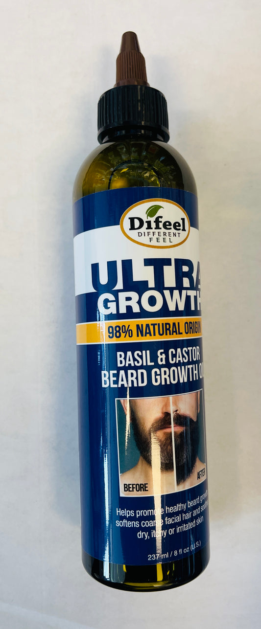 Difeel - Men's Ultra Growth Beard Care-Basil & Castor Beard Oil