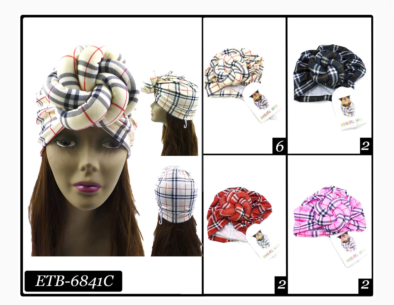 HAIR TURBAN-ASSORTED