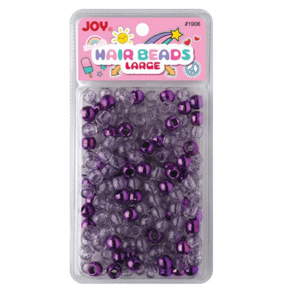 Annie International - Joy Large Hair Beads 50Ct Green, Yellow, Red