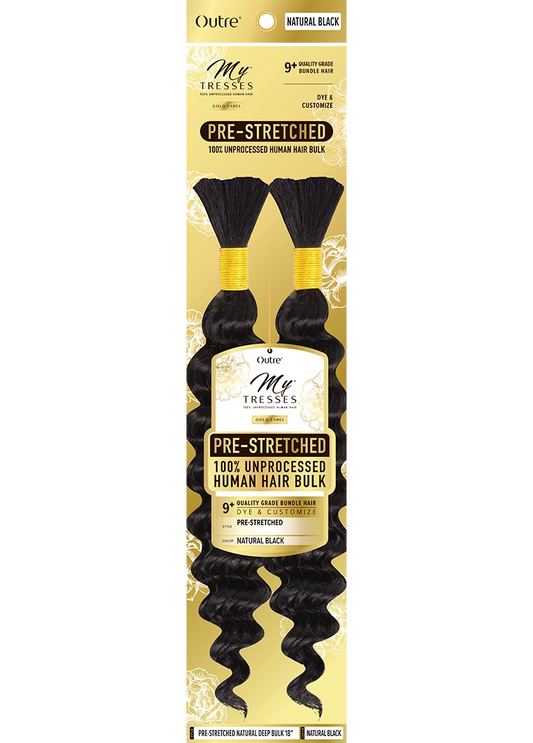 Outre my tresses - pre-stretched for boho style - bulk - 18''