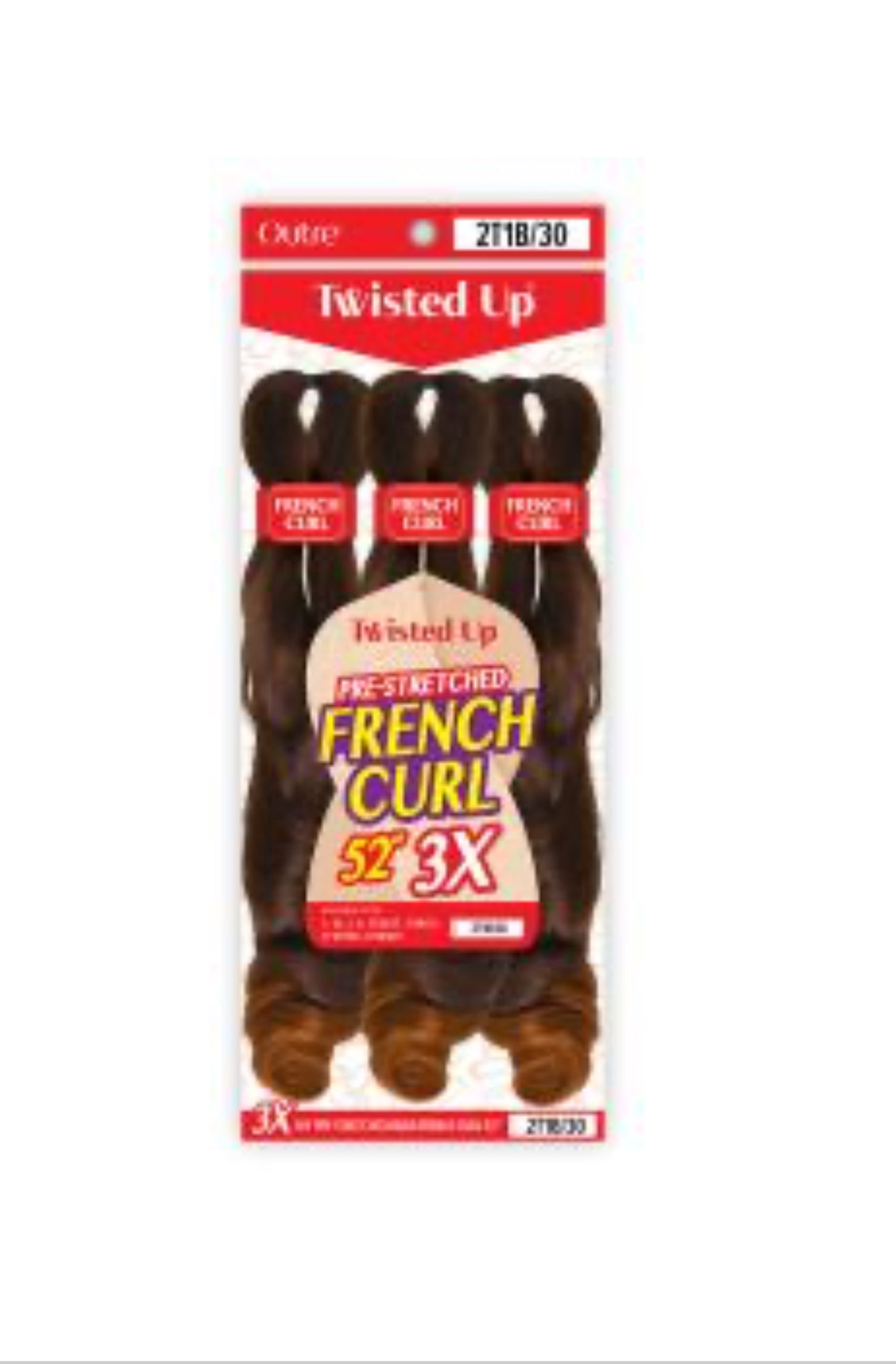 OUTRE -  3X - TWISTED UP FRENCH CURLS - 52''