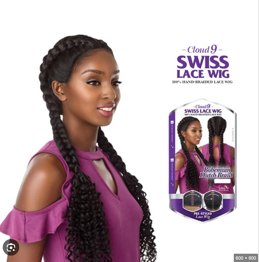CLOUD 9 - SWISS LACE WIG - Bohemian Dutch Braid