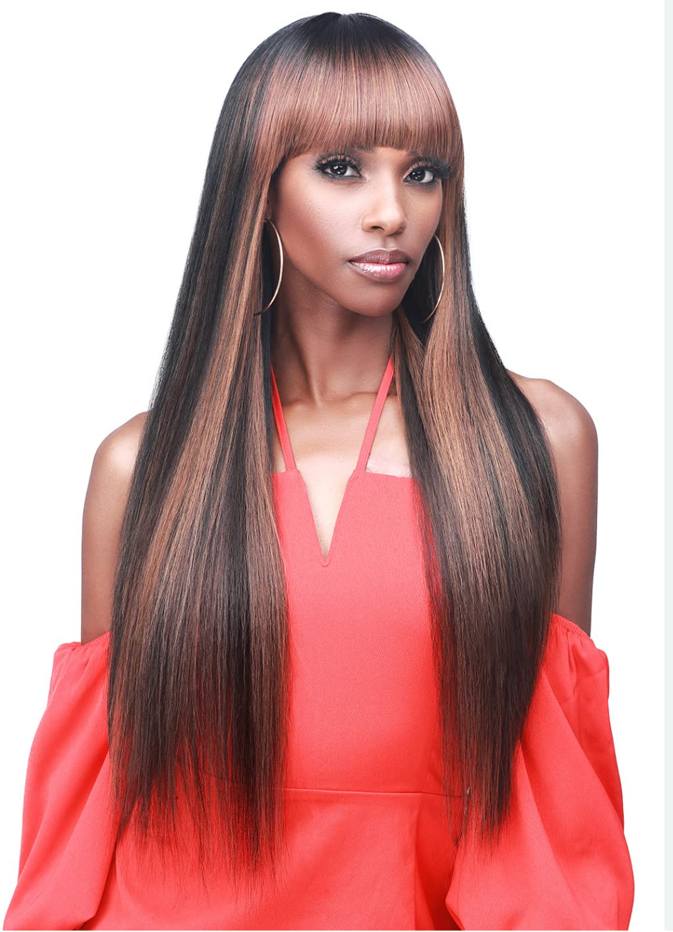 BOSS WIG-STRAIGHT-MH103-NATURAL BANG-22''