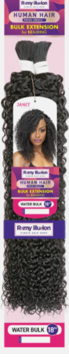 REMY ILLUSION - HUMAN HAIR BULK EXTENSION - WATER BULK 18"