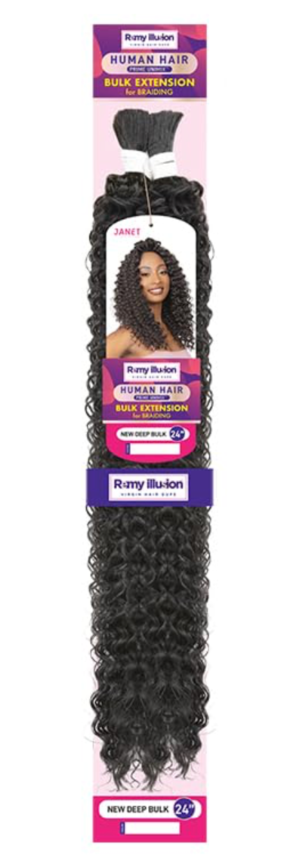 REMY ILLUSION - HUMAN HAIR BULK EXTENSION - WATER BULK 24