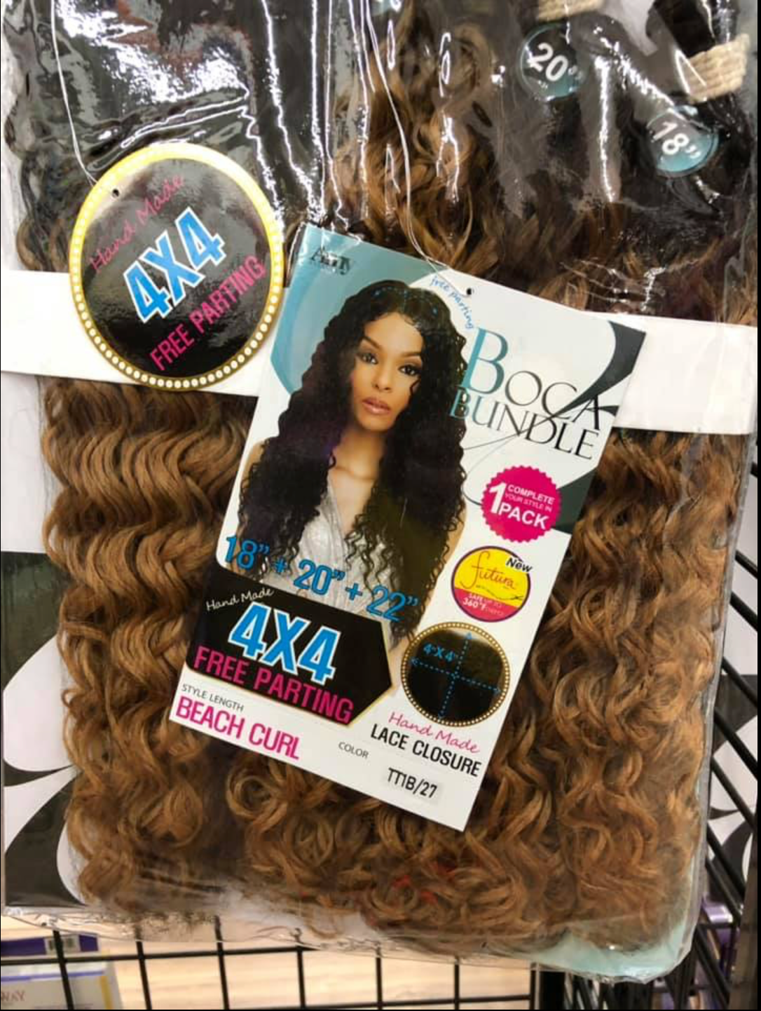 BOCA-bundlea-beach-curls-3pieces-4x4-lace-closure-18''/20''/22''